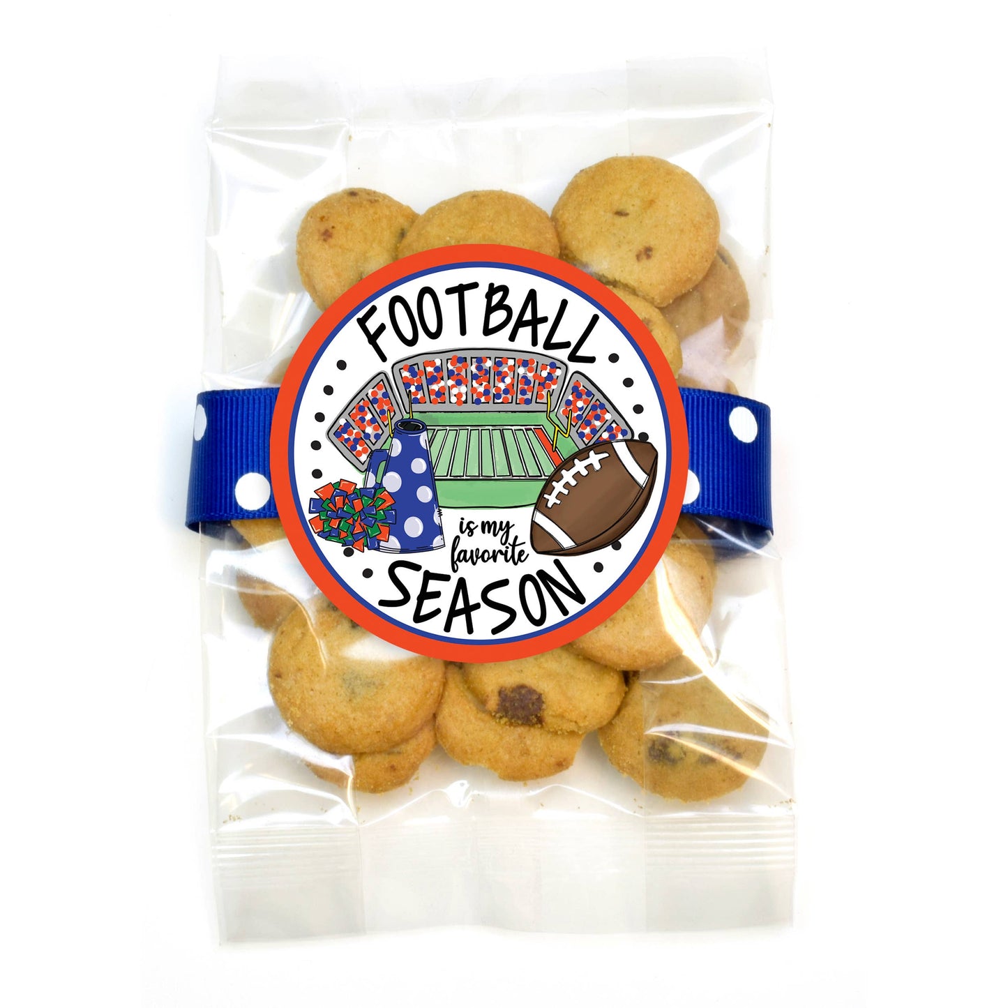 Cookie Bags - Football - Small - 12 Bags