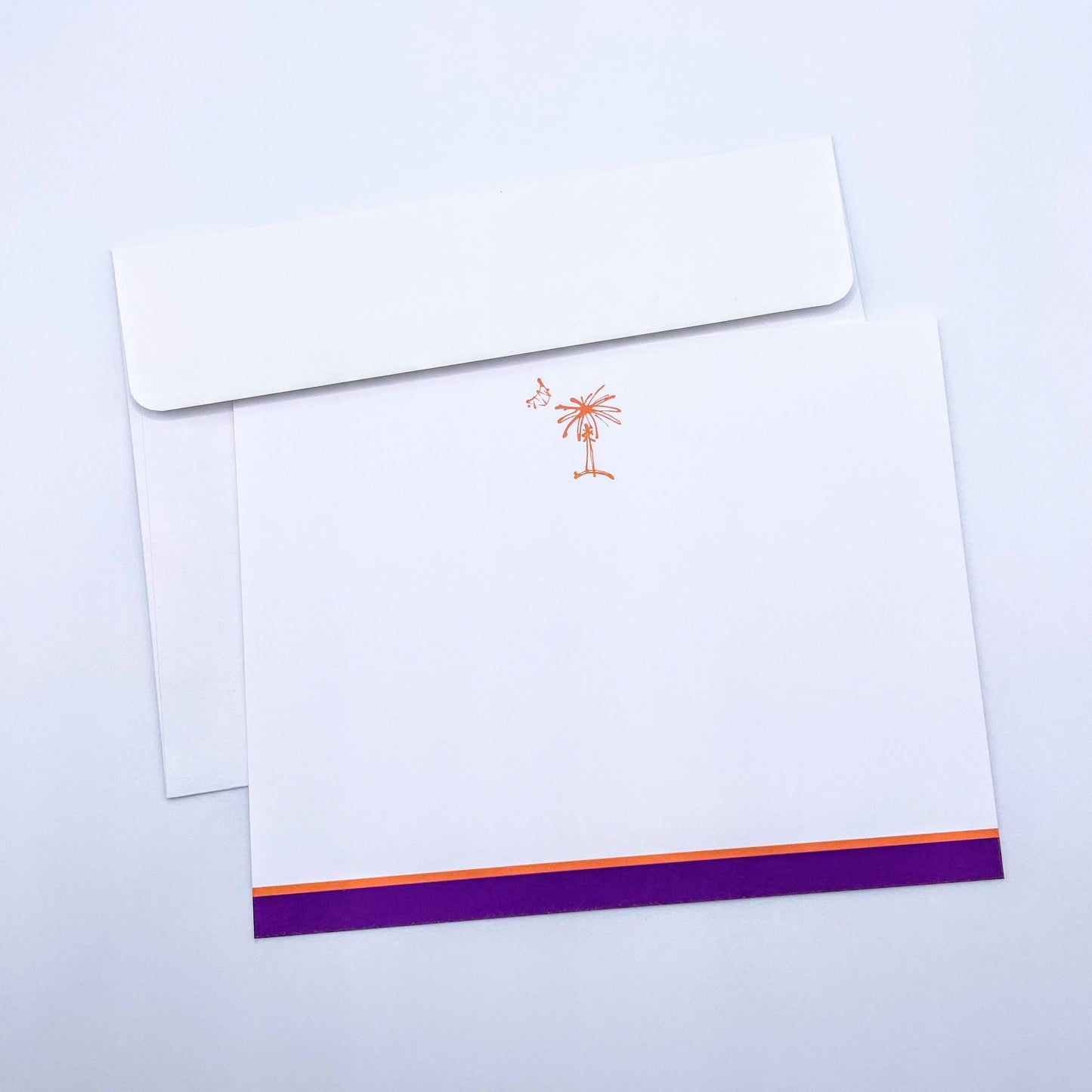 Flat SC Color Block Palmetto Notecards