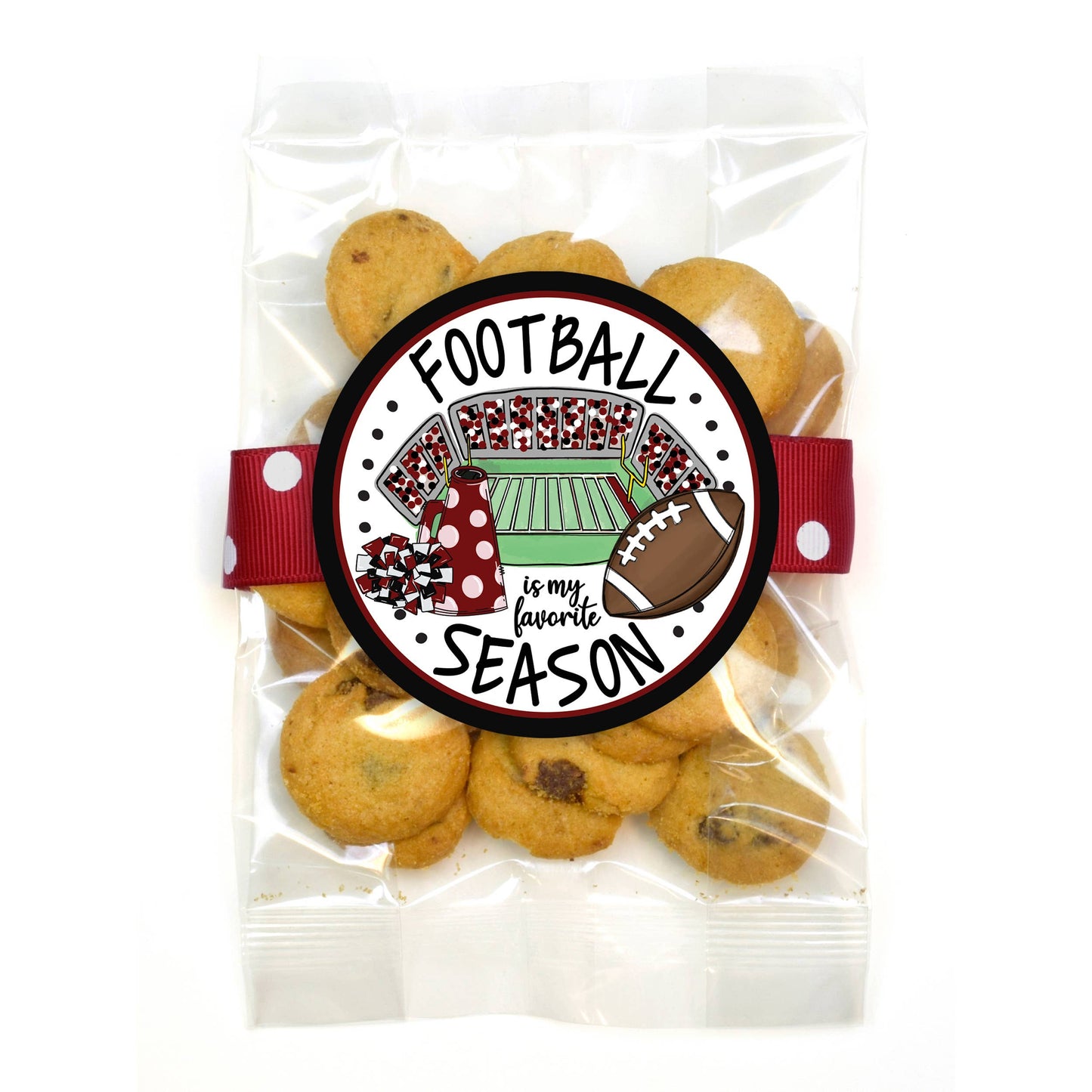 Cookie Bags - Football - Small - 12 Bags