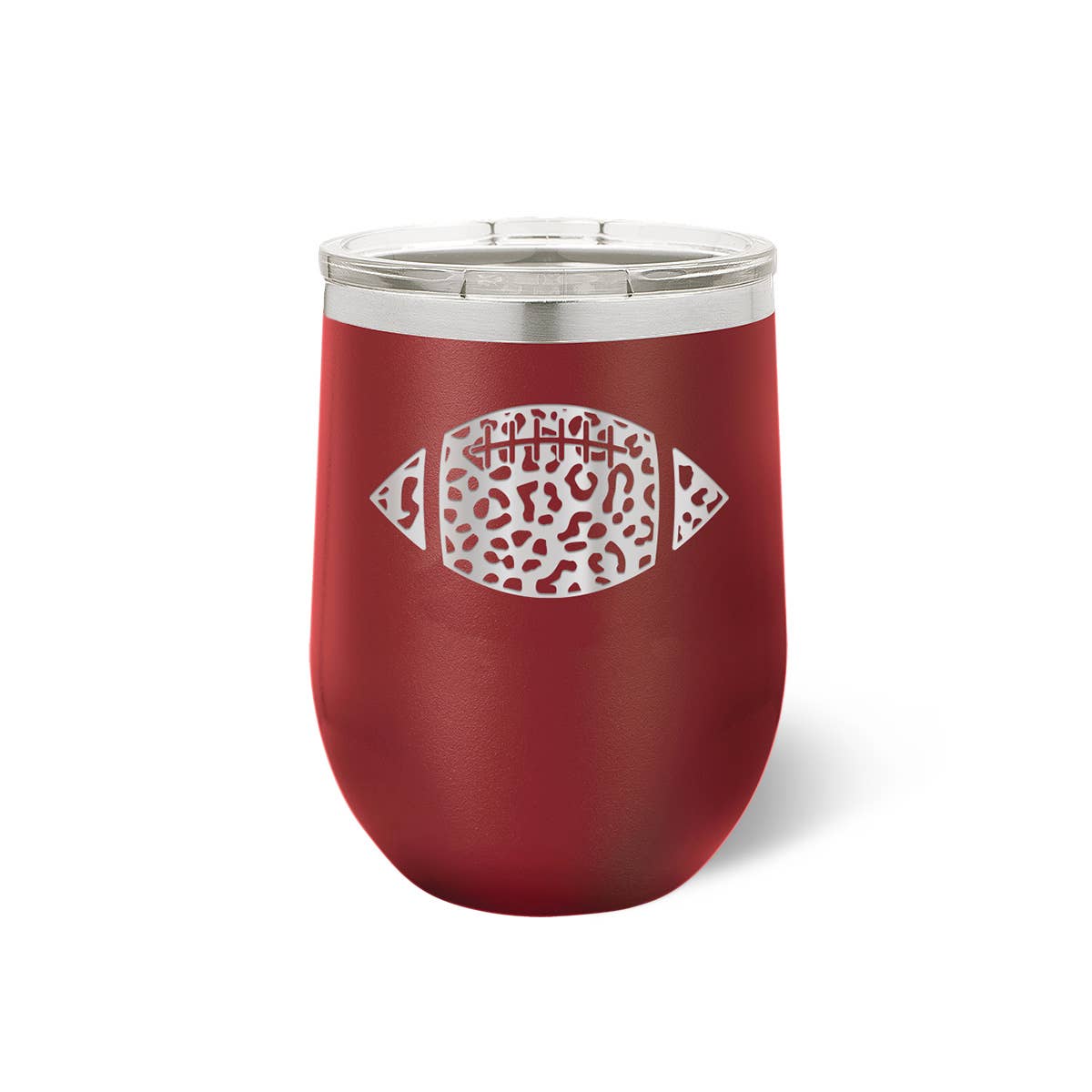 Leopard Football 12oz Tumbler