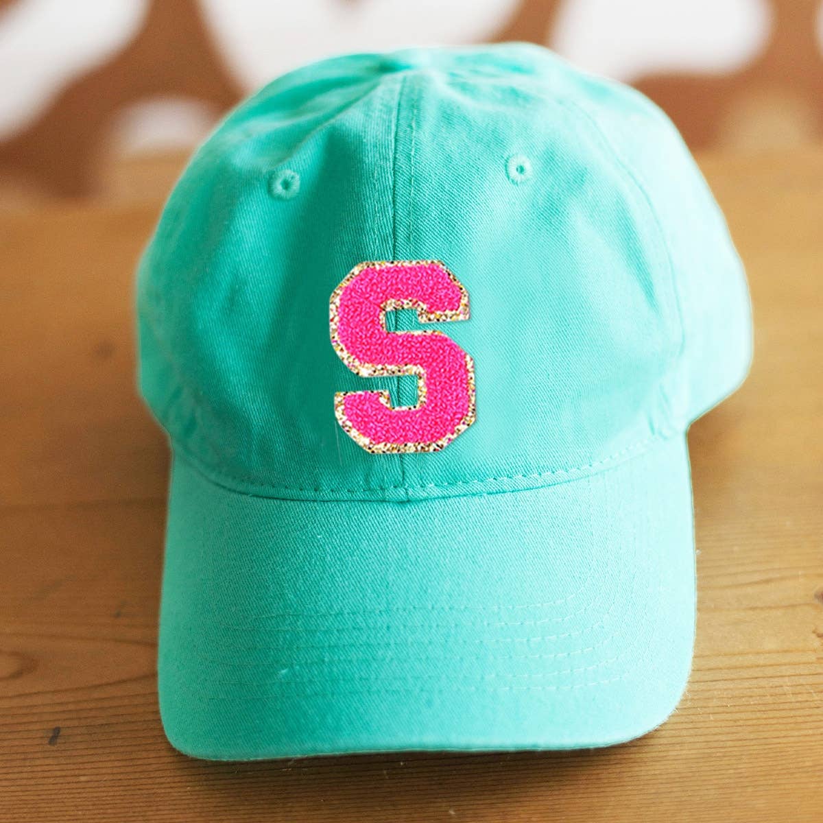 Hot Pink Alphabet Varsity Letter Patches Pre-Pack