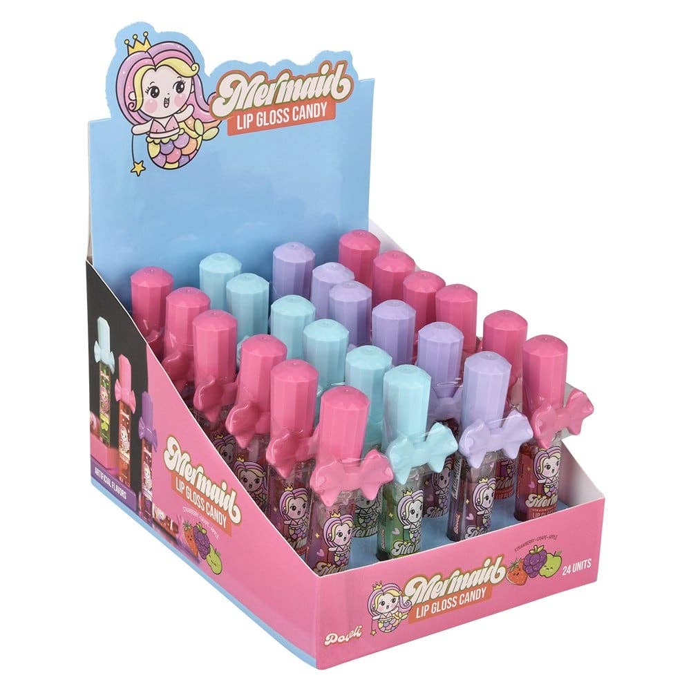 Mermaid Candy Lip Gloss 24ct - LLB Candy