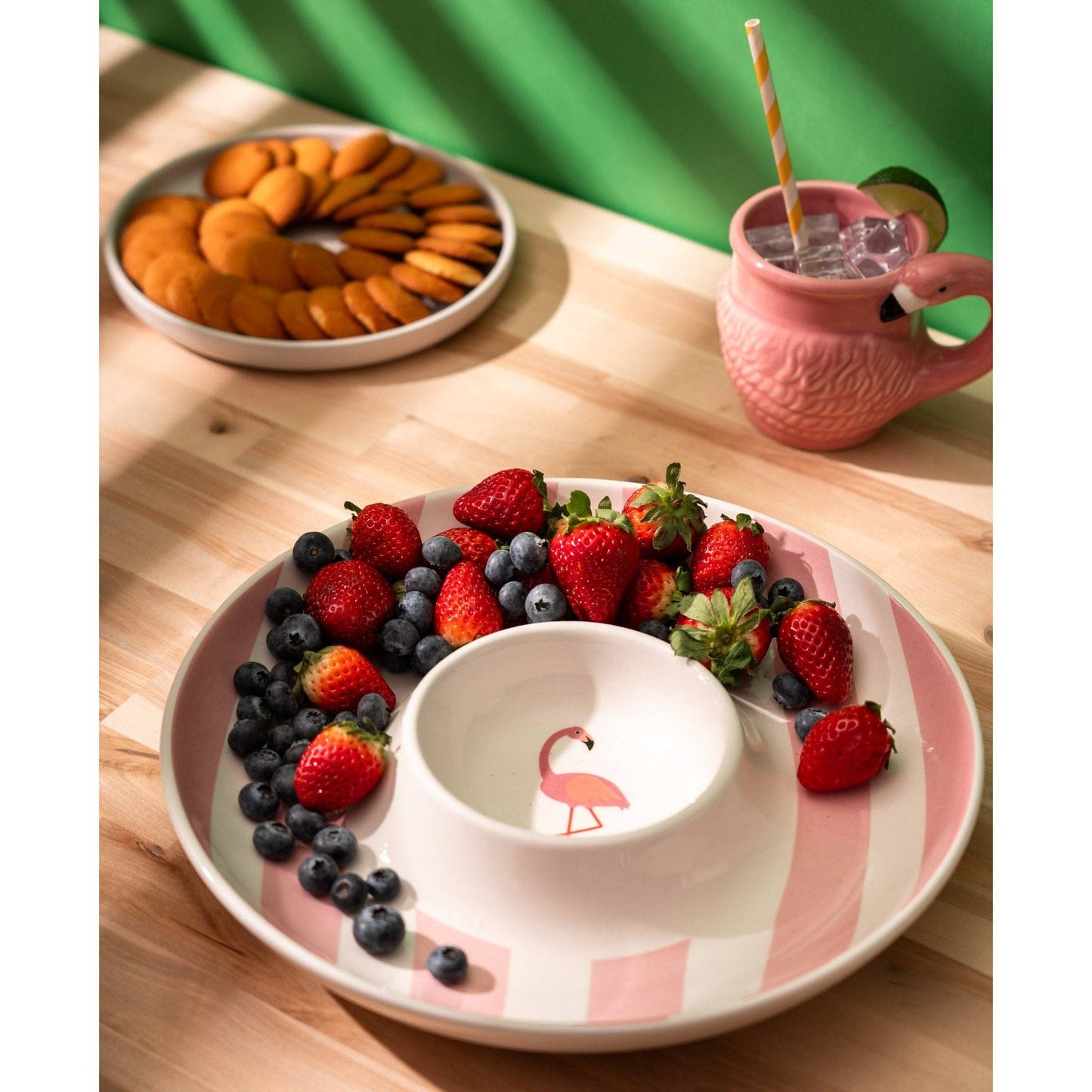 Jill Zarin Flamingo Chip & Dip