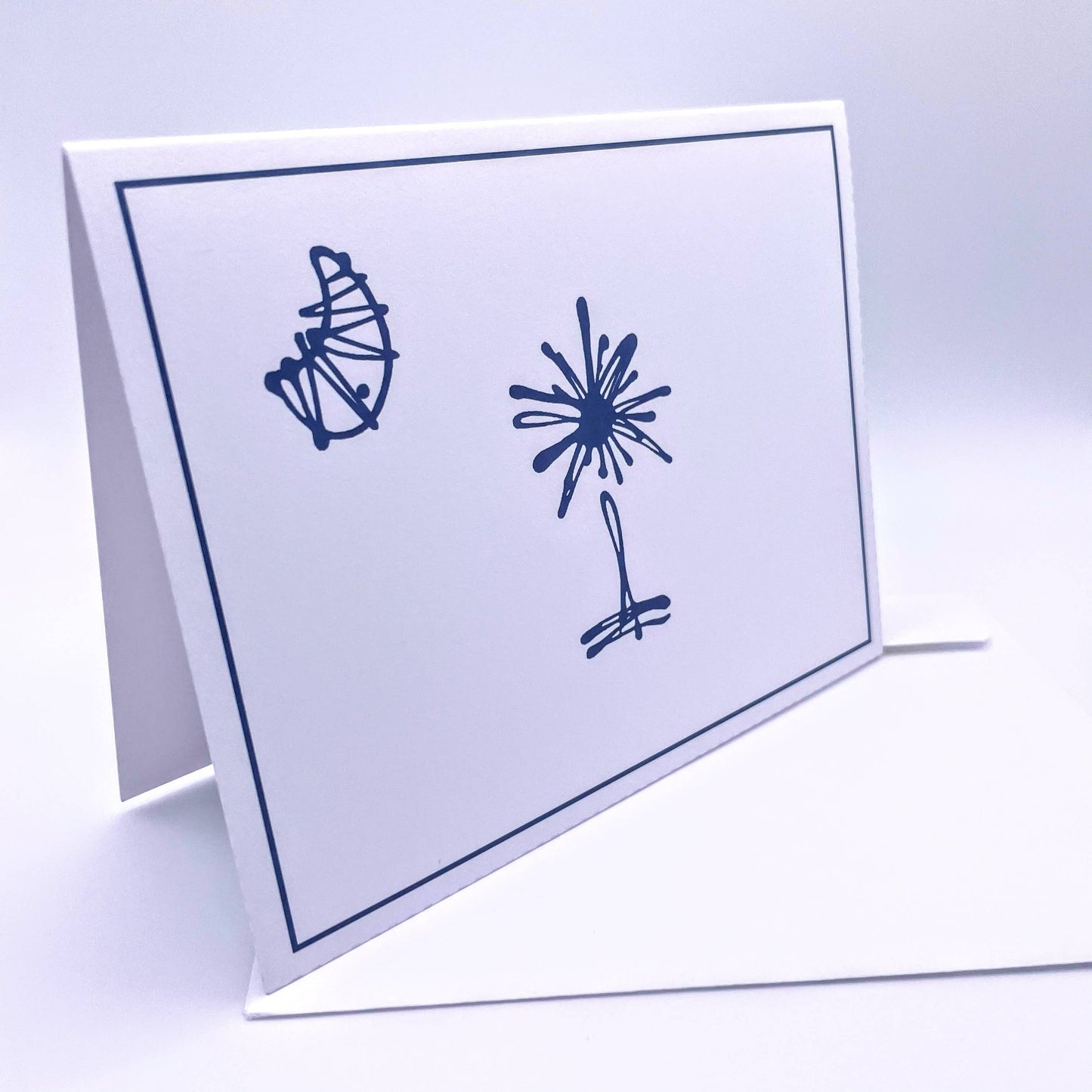 Classic South Carolina Palmetto Folded Notecards