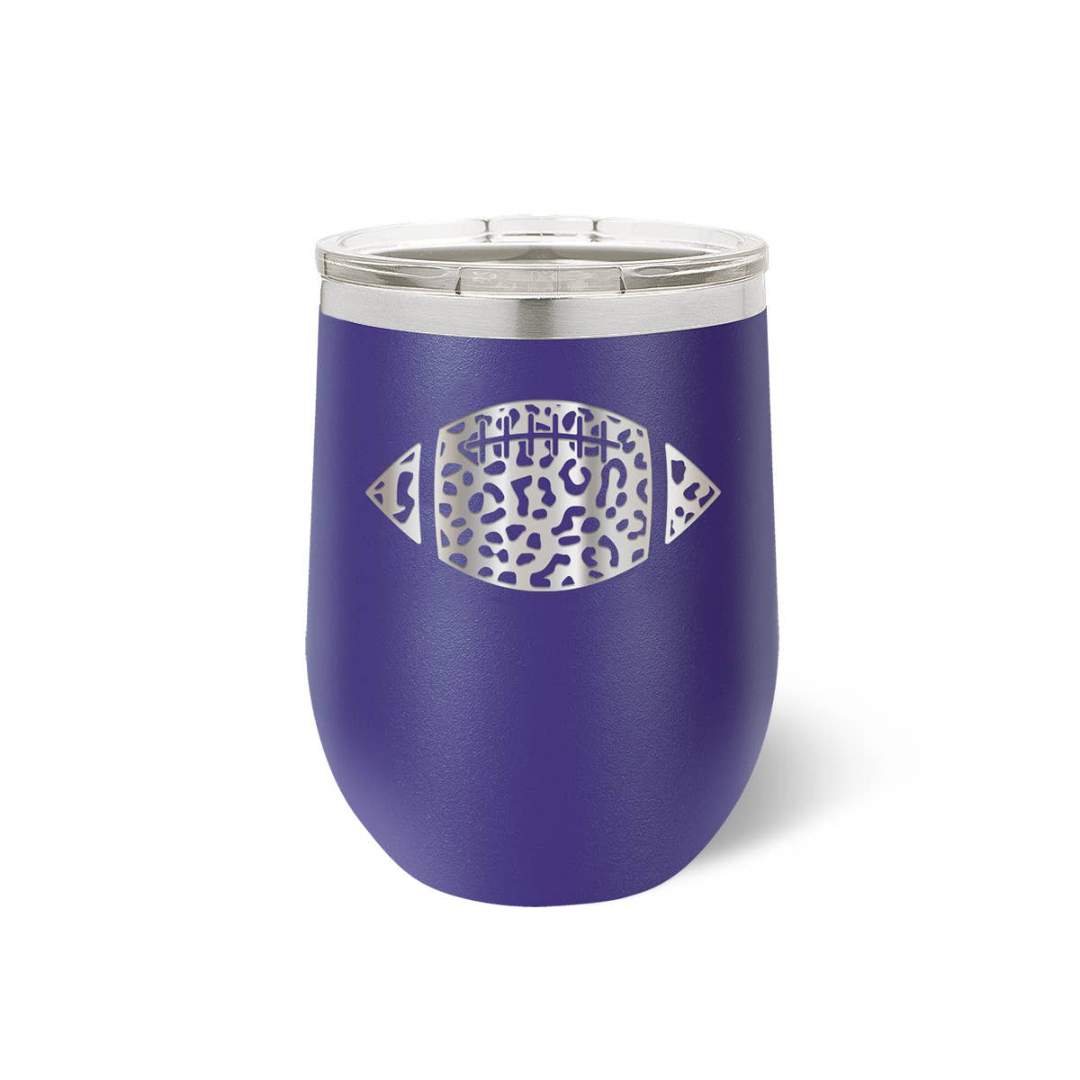 Leopard Football 12oz Tumbler