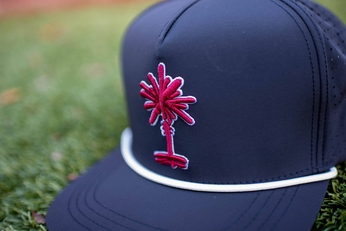 South Carolina Football Black Palmetto Snapback Hat