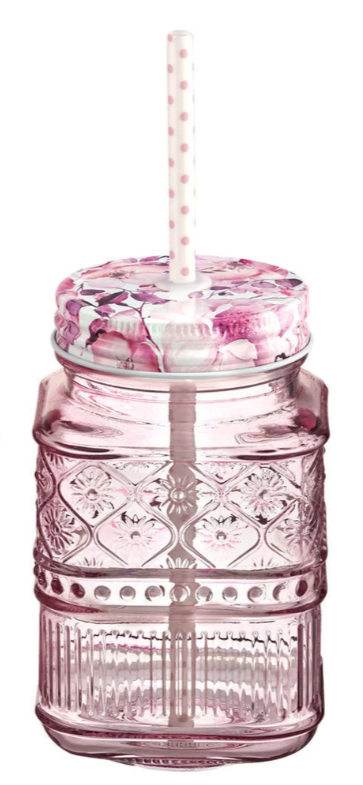 Single Claro Mason Jar - Pink (Open Stock)