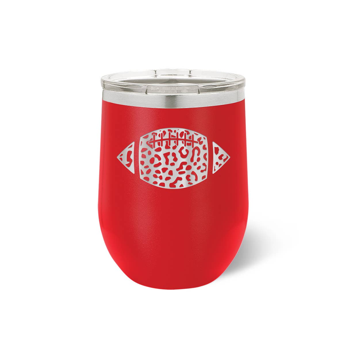 Leopard Football 12oz Tumbler