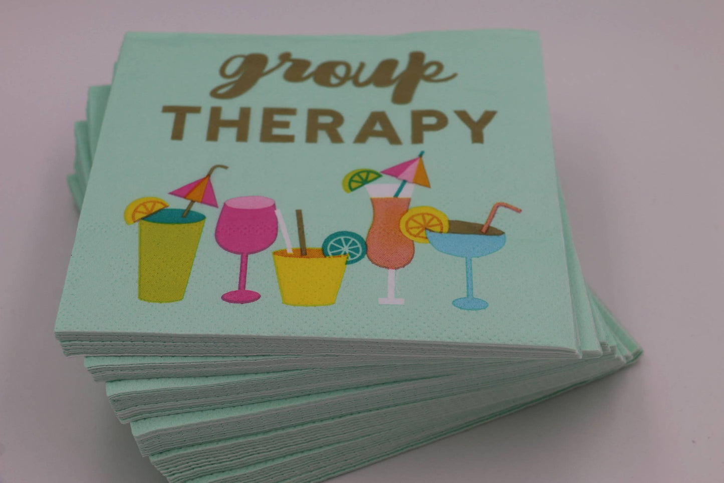 Funny Cocktail Napkins | Group Therapy - 20ct