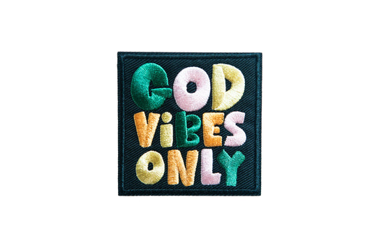 Good Vibes Only Hat Patch