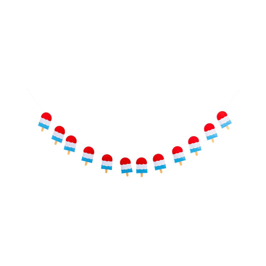 PLHB217 - Popsicle Puffy Felt Banner
