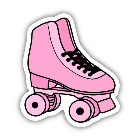 Pink Rollerblade Aesthetic Sticker