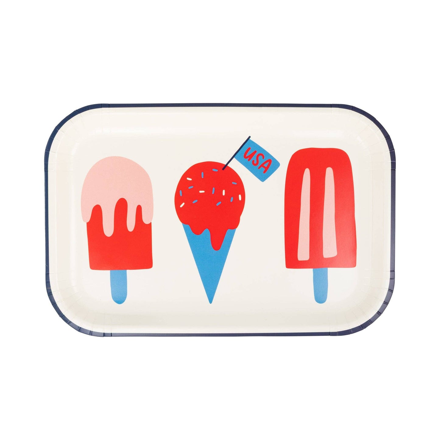 PLPL977 - Popsicle Shaped Plate (8 ct)