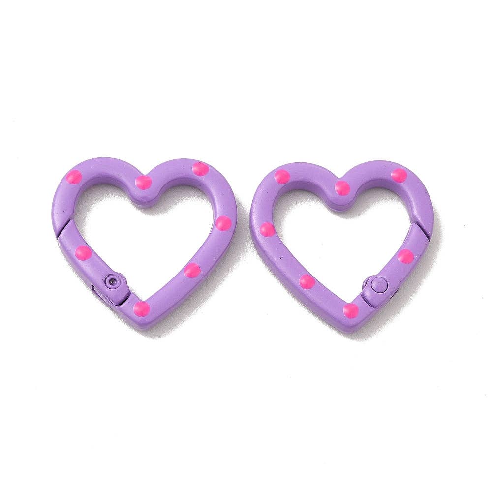 Multi-Color Heart Lanyard Carabiner