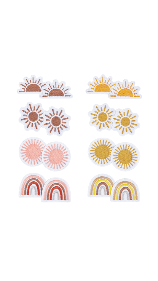 Boho Sun and Rainbow Patches | Assorted