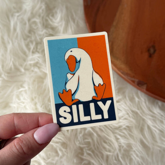 Silly Goose Campaign Sticker