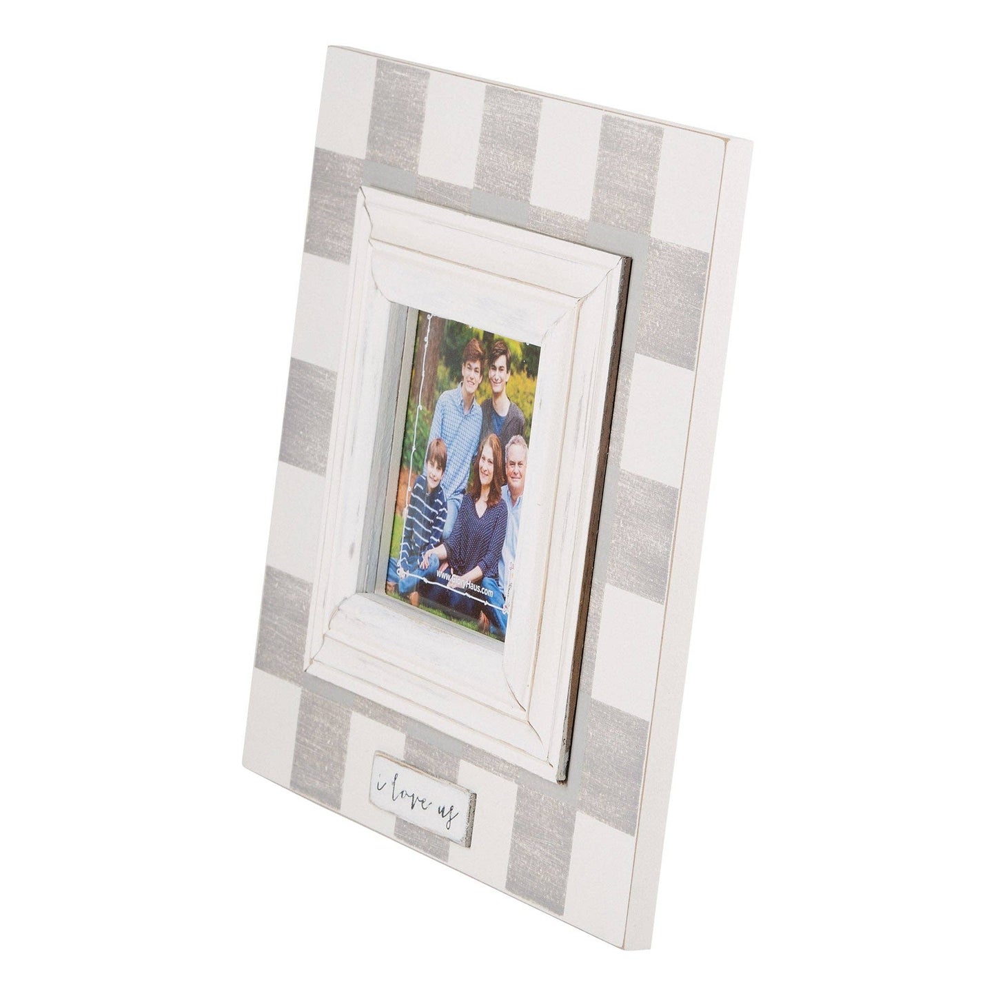 I Love Us Plaid Frame