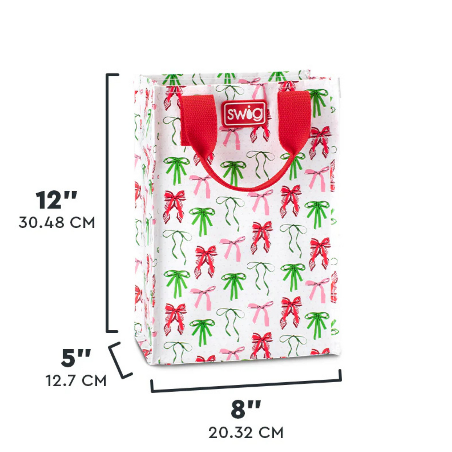 Ribbons and Bows Reusable Bag (Tall)