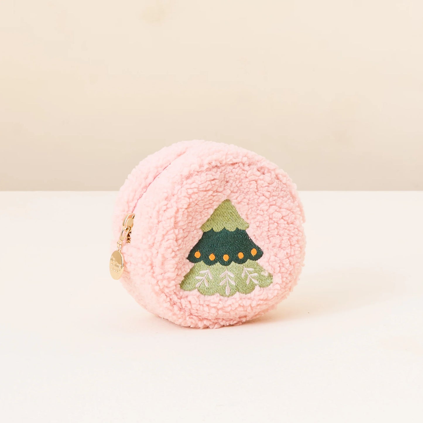 Christmas Circle Teddy Pouch