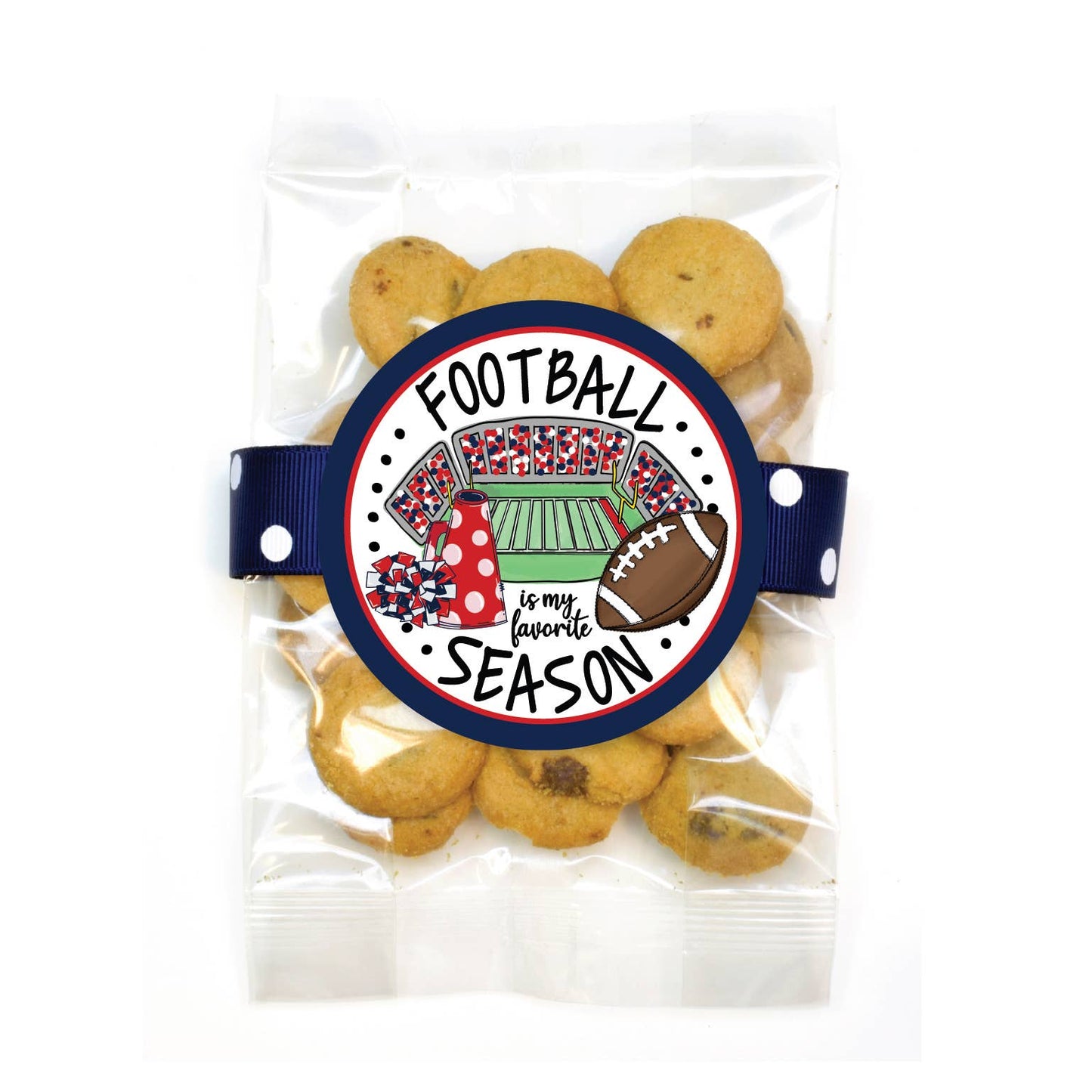 Cookie Bags - Football - Small - 12 Bags
