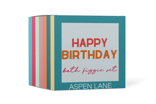Happy Birthday Bath Bomb Fizzie Set