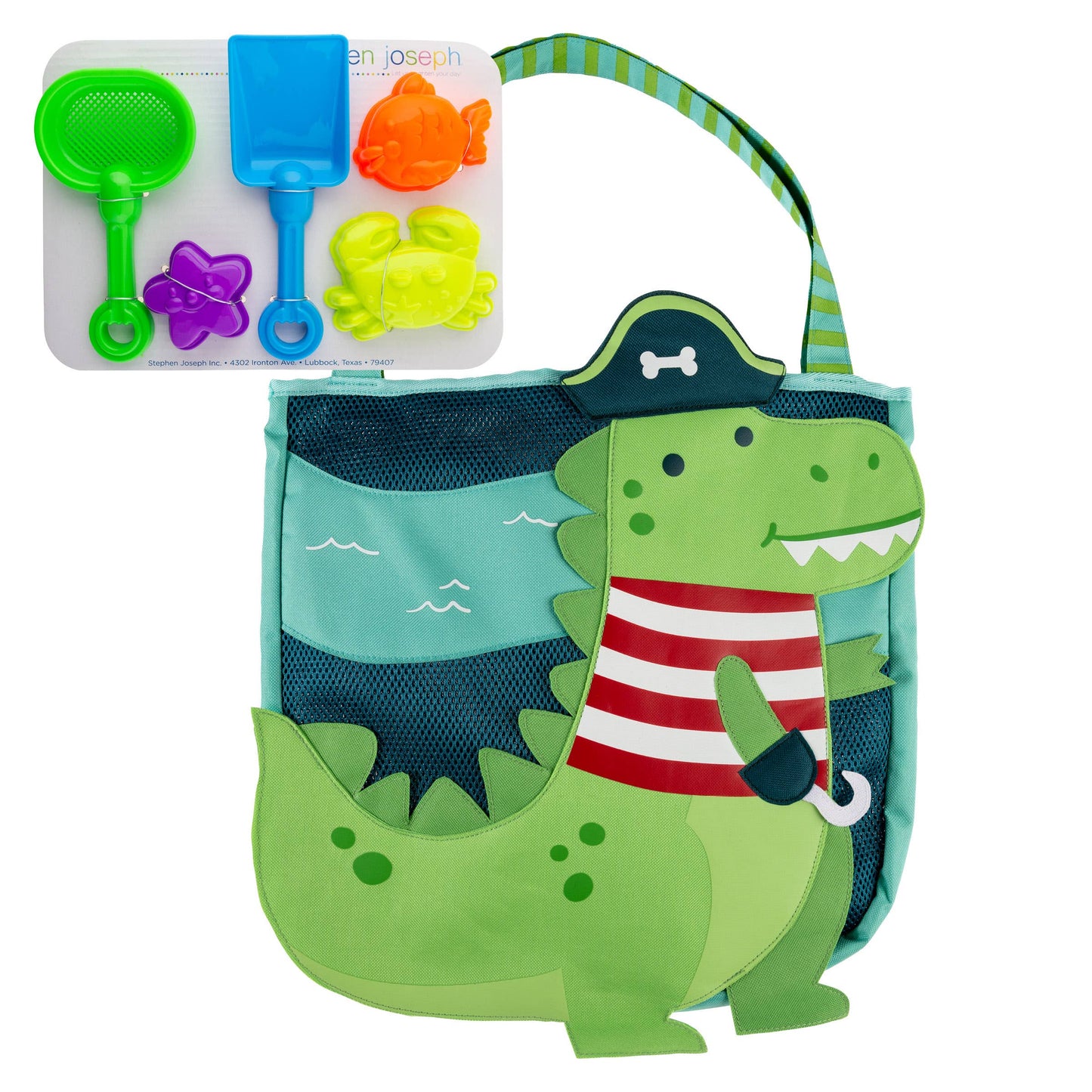 Beach Tote with Sand Toys Play Set