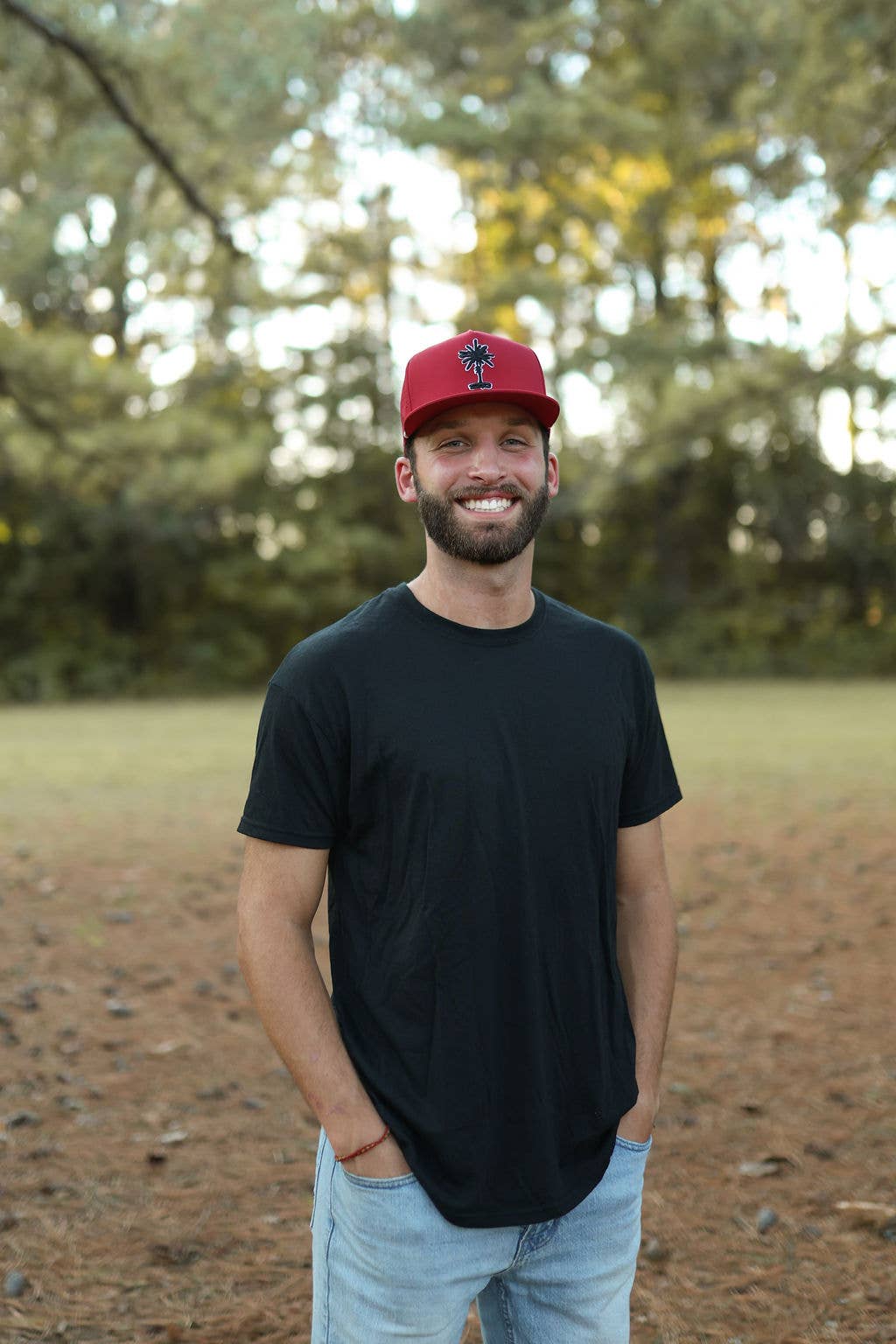 South Carolina Football Garnet Palmetto Snapback Hat
