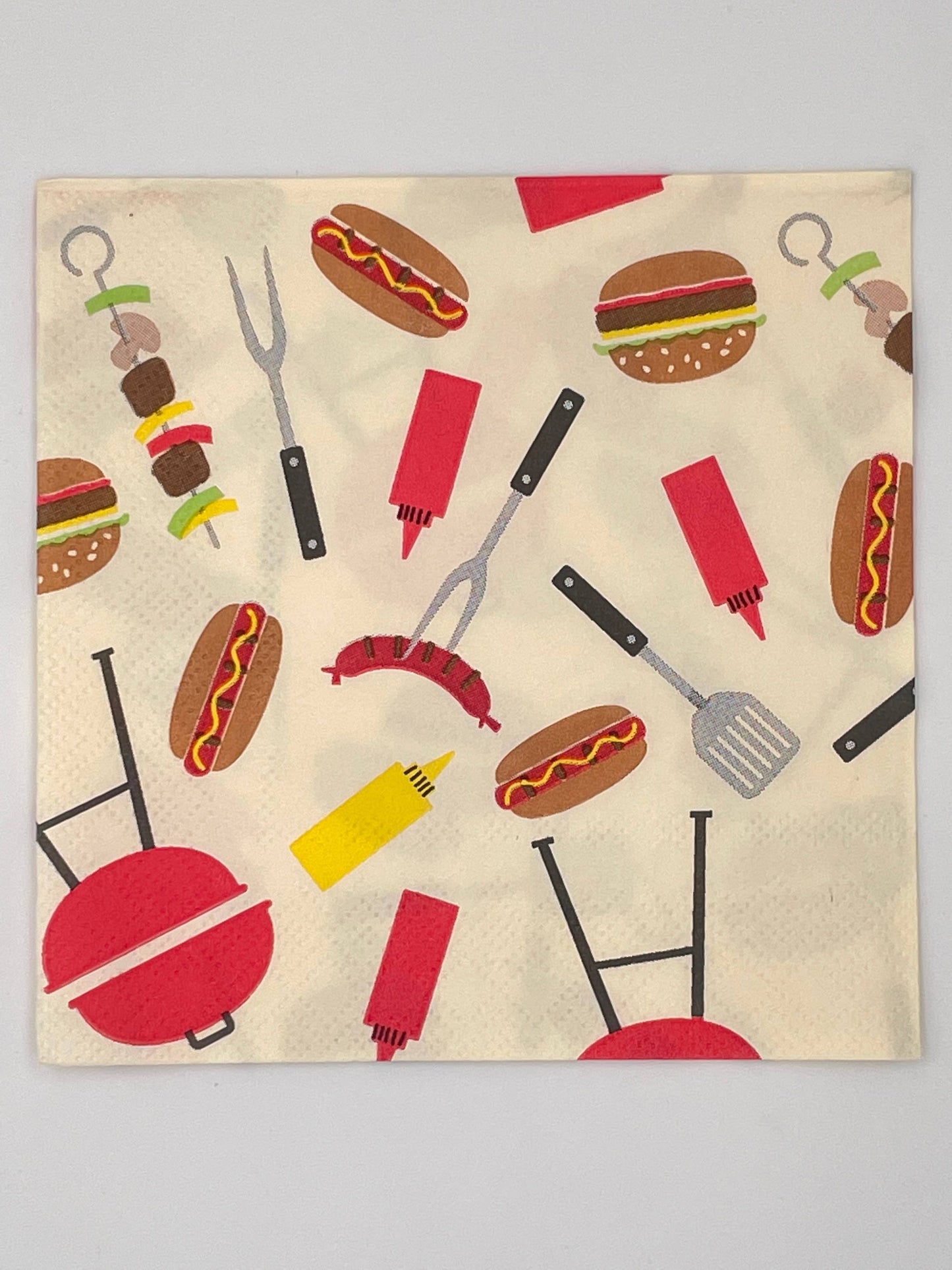 Funny Cocktail Napkins | Grillin and Chillin - Foil - 20ct