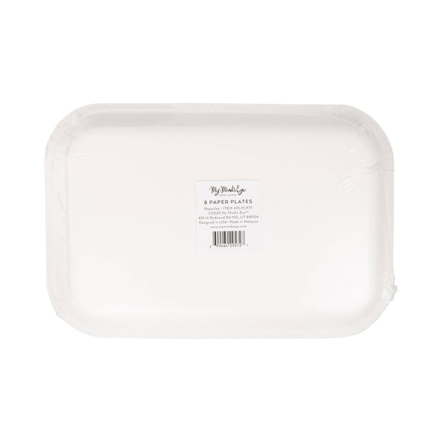 PLPL977 - Popsicle Shaped Plate (8 ct)