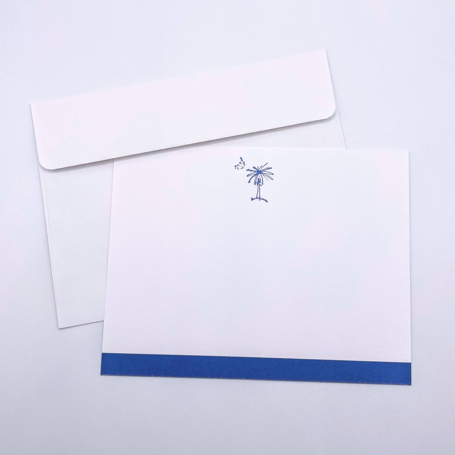Flat SC Color Block Palmetto Notecards