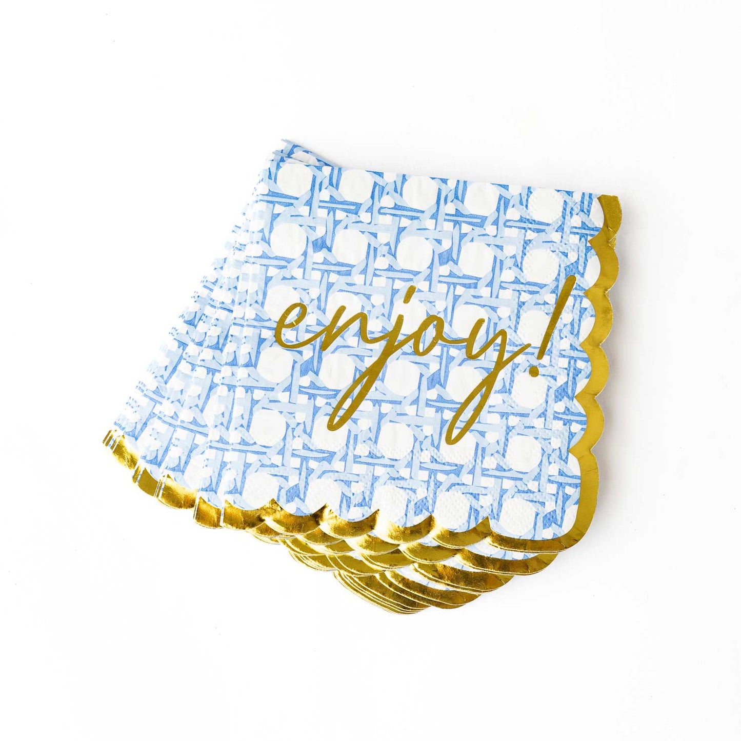 Blue Cane Paper Beverage Napkin Packs