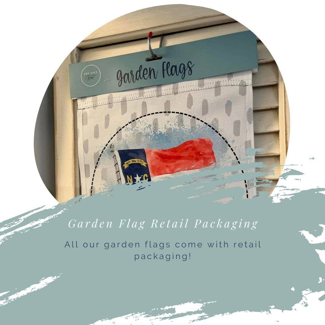 States Garden Flag - South Carolina with Red Heart