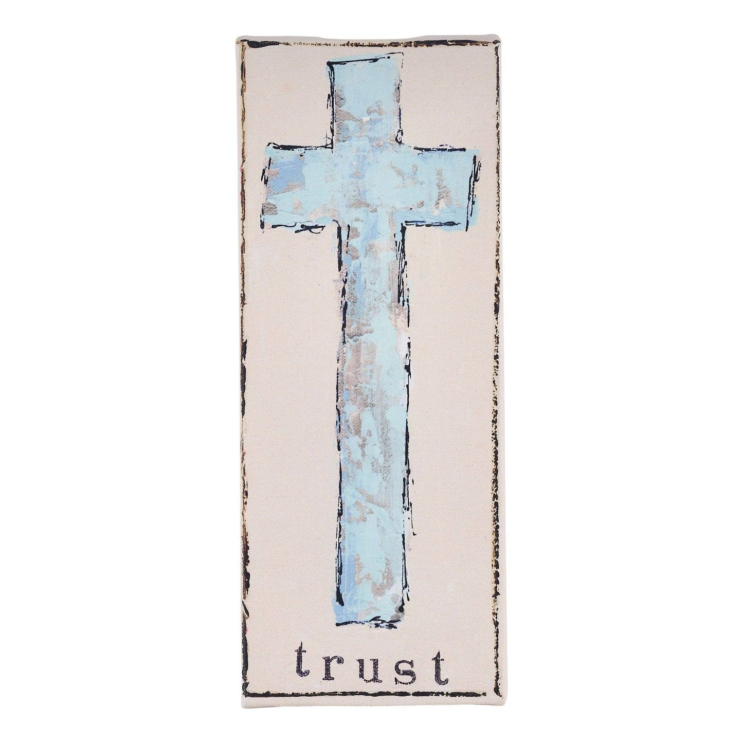 Trust Blue Cross Canvas