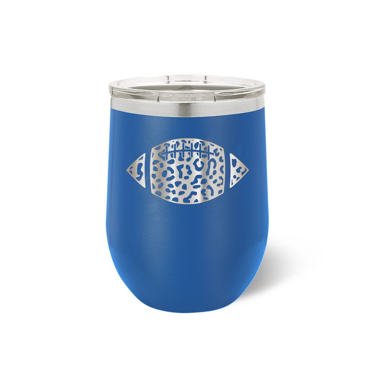 Leopard Football 12oz Tumbler