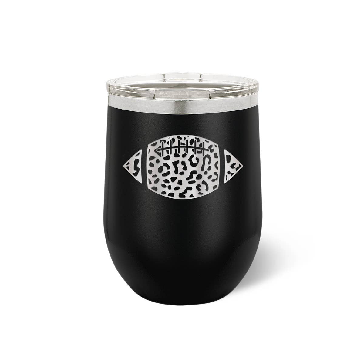Leopard Football 12oz Tumbler