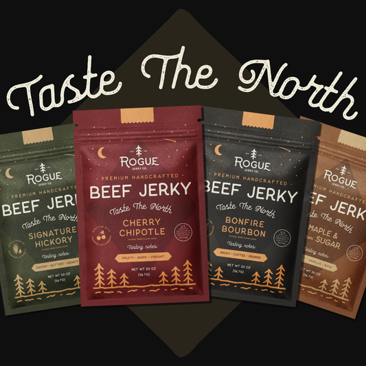 Rogue Jerky Starter Pack - 4 Of Each Flavor - Premium Jerky