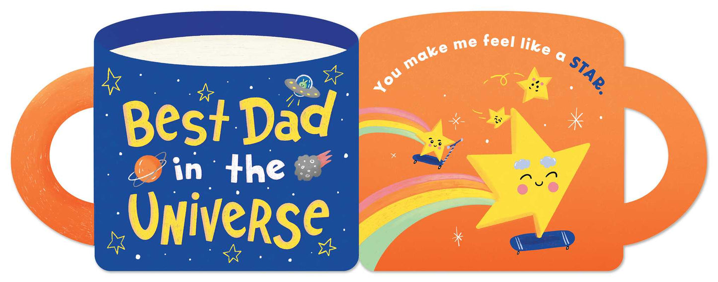 #1 Dad (A Mugs & Kisses Father's Day Shaped Board Book for Toddlers) by Teresa Bonaddio