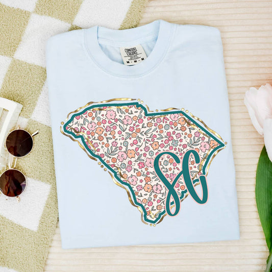 SC Spring Floral DTF Heat Transfer