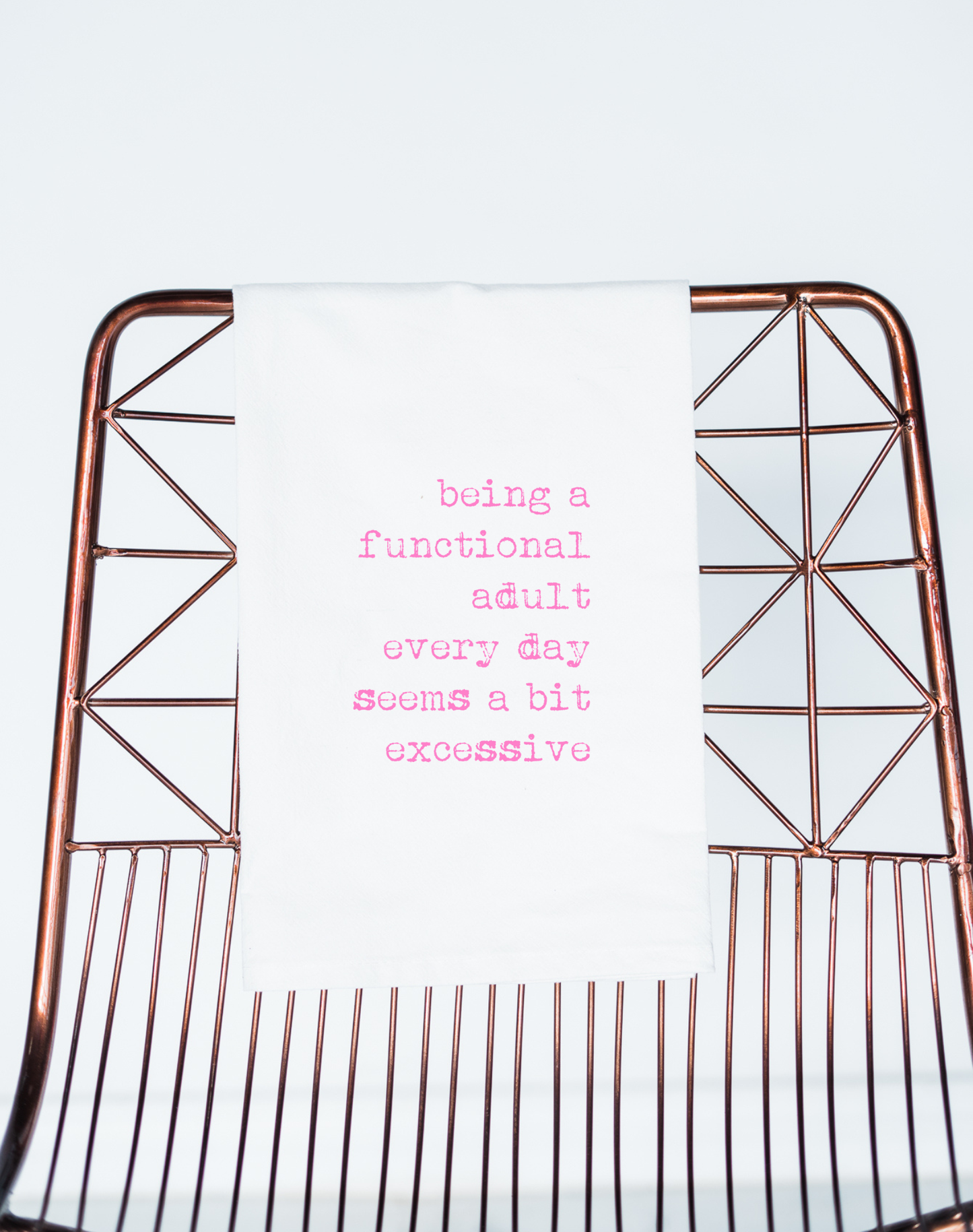 Funny gift towel | Functional Adult | girlfriend pink