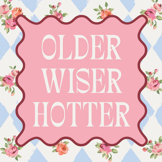 Funny Birthday Cocktail Napkins | Older Wiser Hotter
