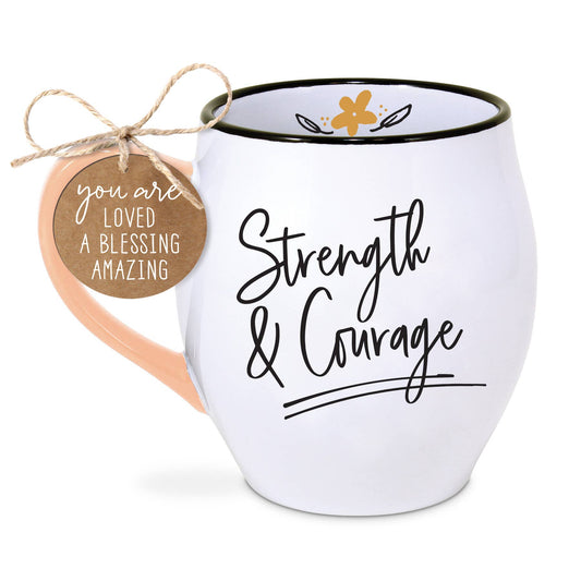 LCP Mug Touch Of Color Strength Courage 18Oz