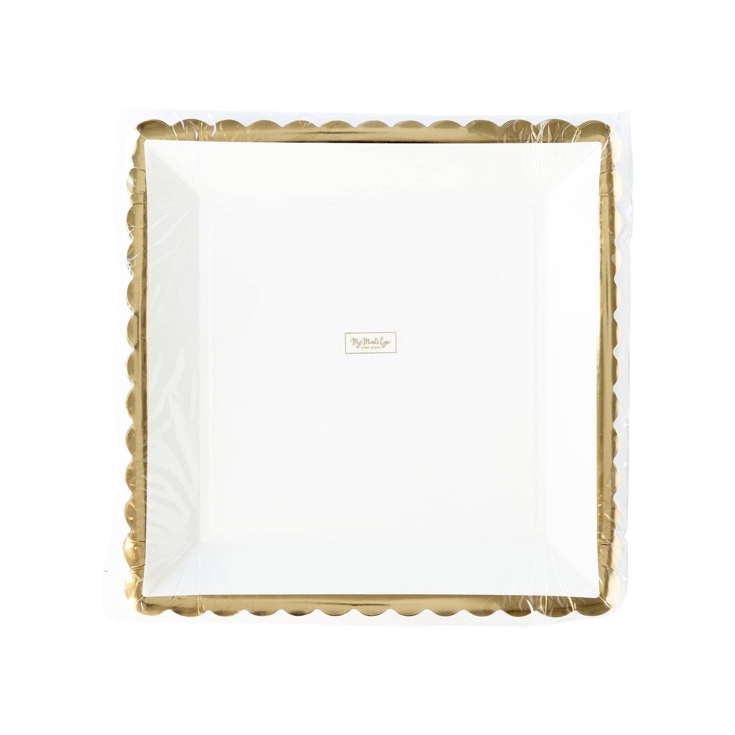 PGB1140 - Gold Ruffle Edge Plate