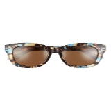 Peepers by Peeperspecs Women's Center Stage Soft Square Polarized No Correction Sunglasses, Blue Quartz