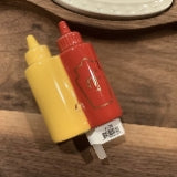 Nora Fleming Hand-Painted Mini: Main Squeeze (Ketchup and Mustard) A230