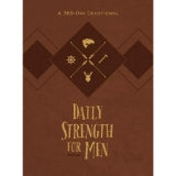 Daily Strength for Men - by Chris Bolinger (Leather Bound)