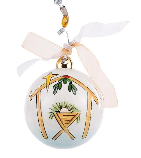Peace on Earth Nativity Ornament